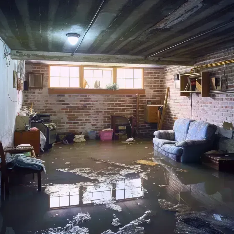 Flooded Basement Cleanup in Bertie County, NC